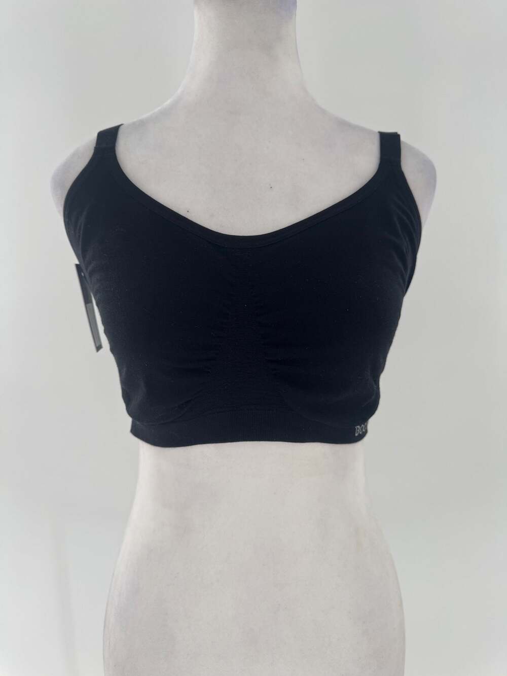 Boody Full Bust Wireless Bra Black XL Seamless Soft Comfort Bralette